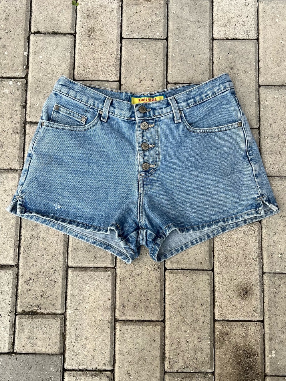 Paris blues originals VINTAGE 90s high waisted denim shorts | Size 11